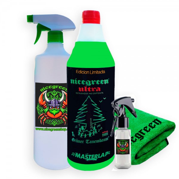 Nicegreen Ultra - Edición Limitada con Multilimpiador, Difusores y Bayeta Exclusiva