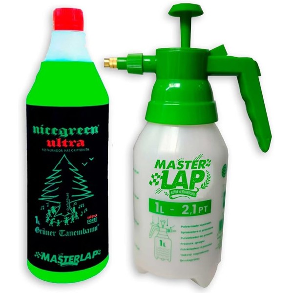 Pack Ahorro Nicegreen Ultra 1L + Pulverizador de Presión Profesional | Limpiador Multiusos Concentrado Ecológico