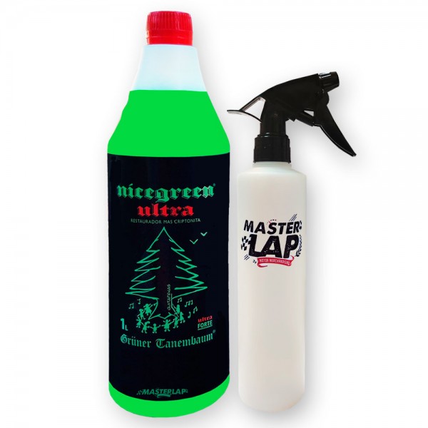 Nicegreen Ultra + Difusor Pequeño 500ml - Limpiador Ecológico Portátil para el Coche y Hogar